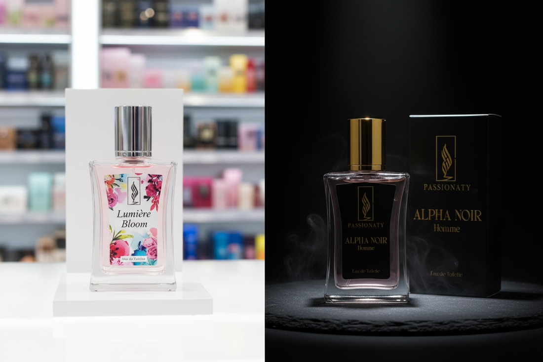 Vergleich Nischenparf\u00fcm vs Designer Parfüm – Alpha Noir Homme von Passionaty
